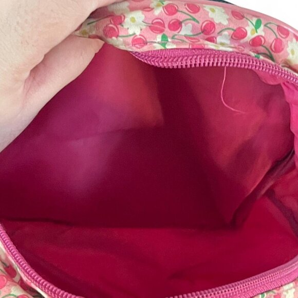 Global Design Concepts Dora zippered backpack RARE cherry blossom design 12x8" - Picture 4 of 5